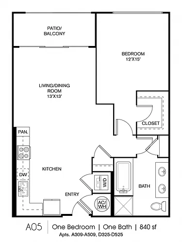 Floor plan A05