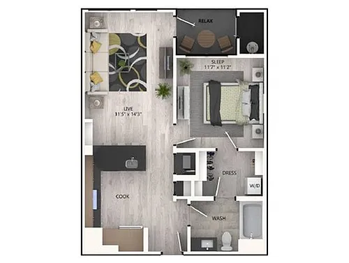 Floor plan A3a