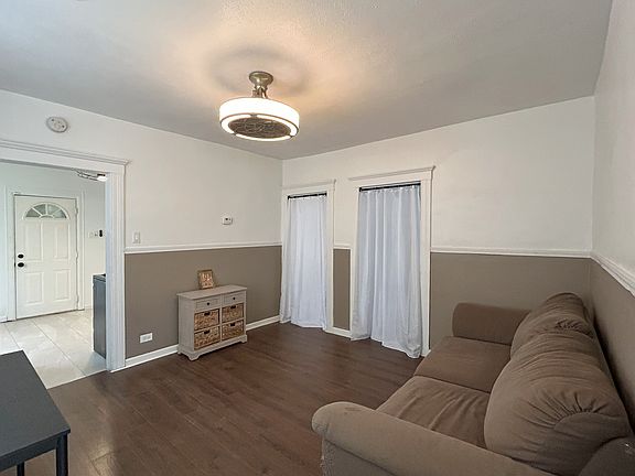 Living Room - there are now bedroom doors where the curtains are in picture. Updated pic coming soon.