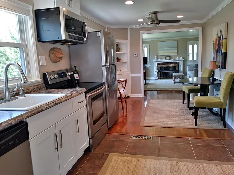 Kitchen , dining area.