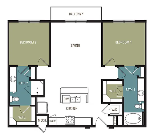 Floor plan B1