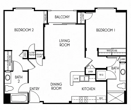 Floor plan 2A