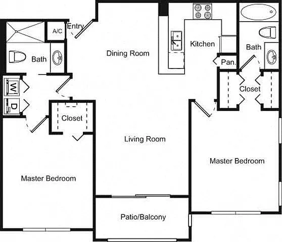 Floor plan 2B Renovation 2