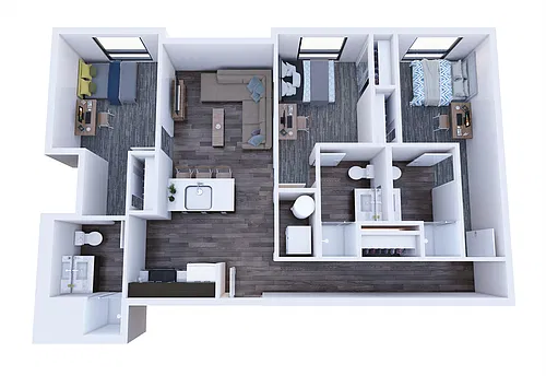Floor plan 3X3 A