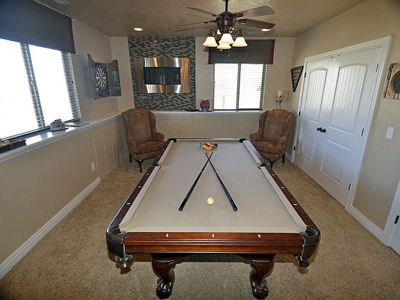 Pool table area