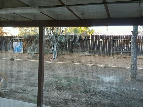 rear yard/patio area