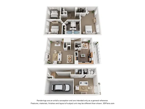 Floor plan Terris Townhome