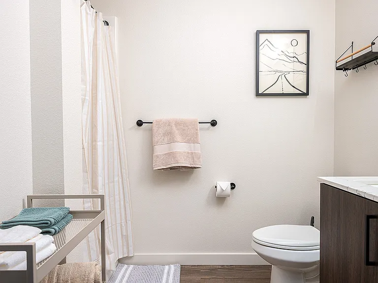 Fully Furnished Studio Floor Plan