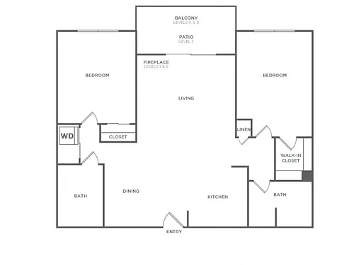 Floor plan C - Sophisticated