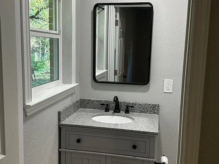 Completely remodeled master bath.