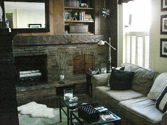 Living room as furnished