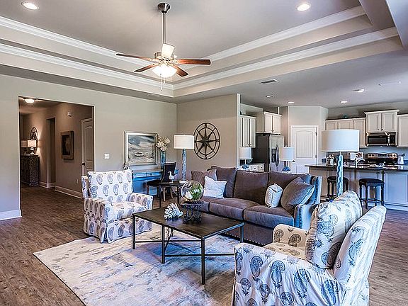 Living room (model home)