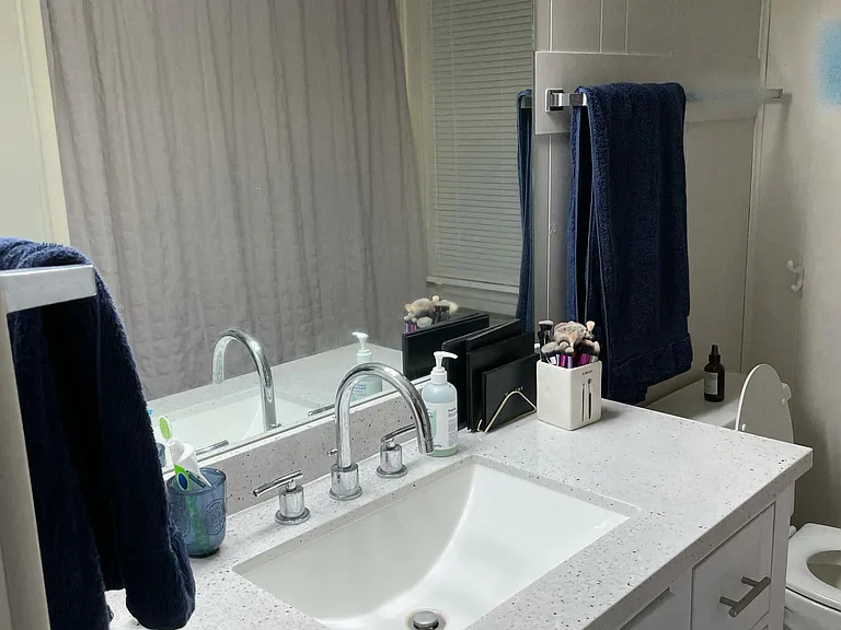Bath with new tub/shower
