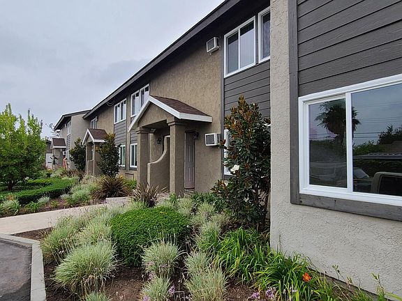 View of the townhome from the front.