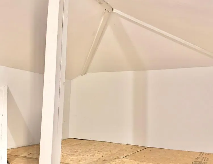 Lighted updated attic space!