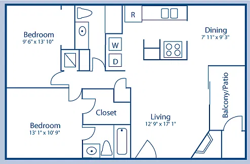 Floor plan E