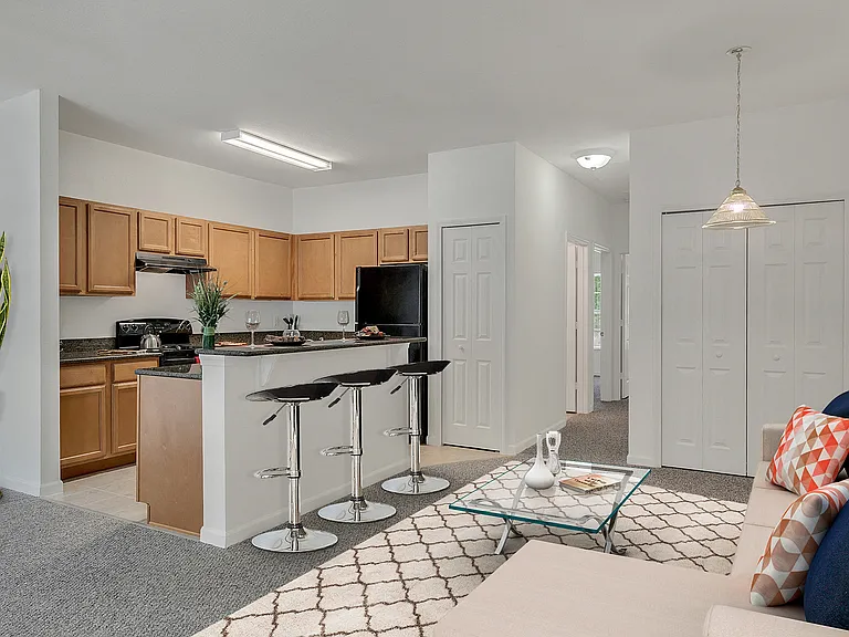 Senior Cottage - Kitchen and Living Room