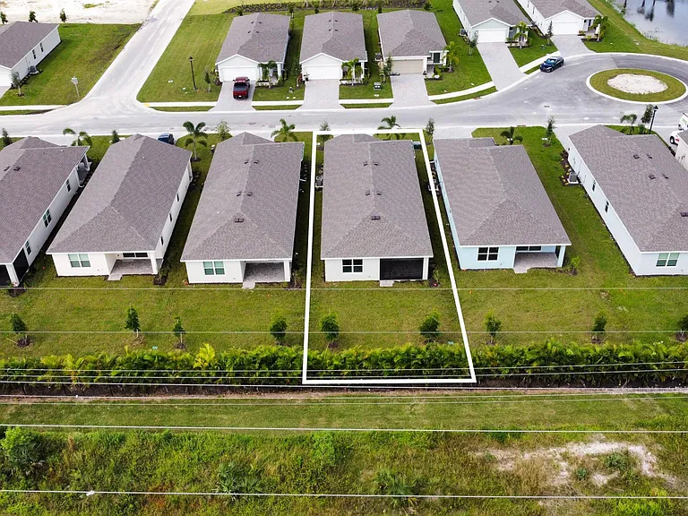 Neighborhood and large yard
