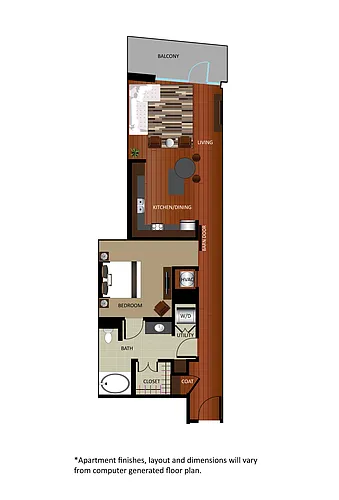 Floor plan A1 - Renovated