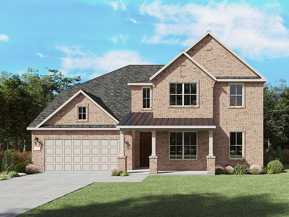 The Electra, a two-story new home design shown with home exterior FC 202