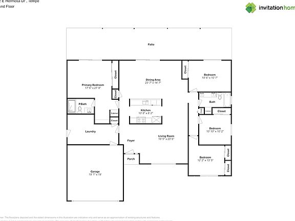 2nd image of 1412 E Hermosa Dr