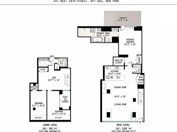 2nd image of 447 W 18th St #Townhouse 2