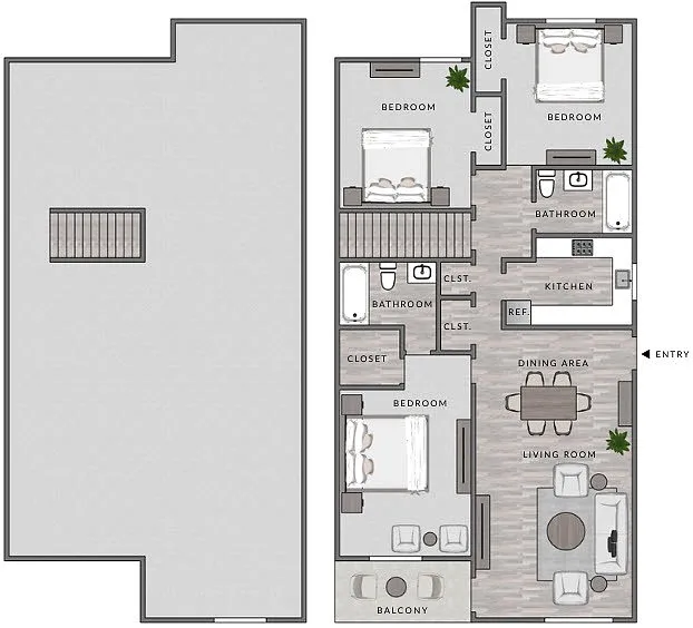 Floor plan C1 - 3X2