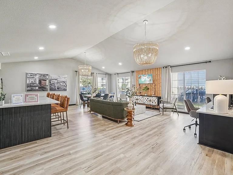 Elegant Clubhouse at Sandstone Apartments