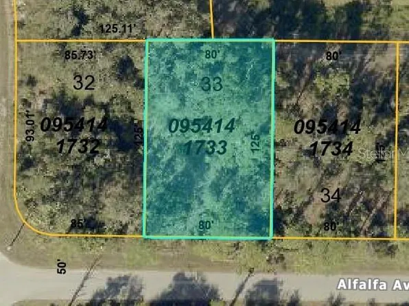 Alfalfa Ave Lot 33, North Pt, FL 34291