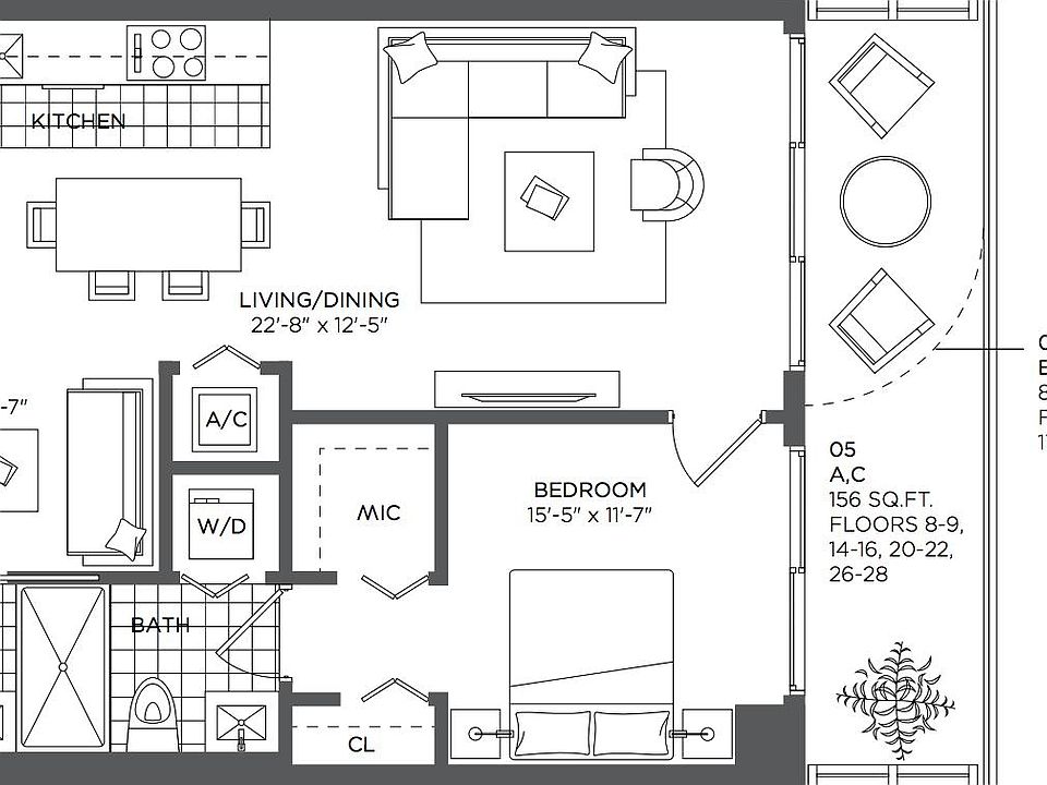1st image of 3401 NE 1st Ave #1605