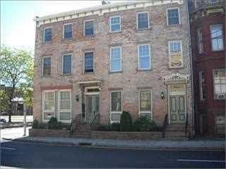 Front of the building