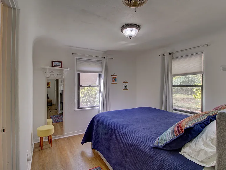 Master Bedroom at back of house