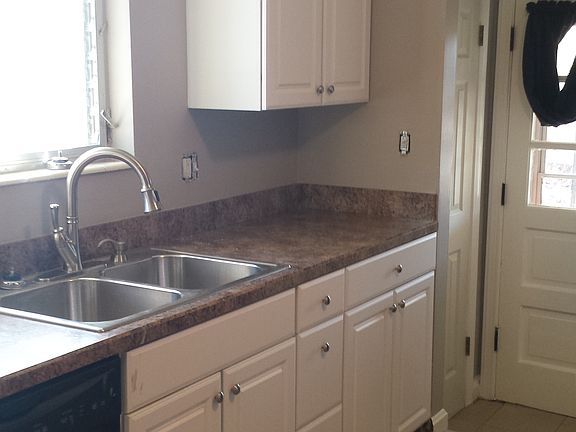New cabinets, sink & faucet
