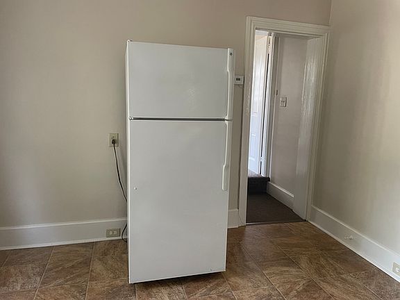 Refrigerator included.