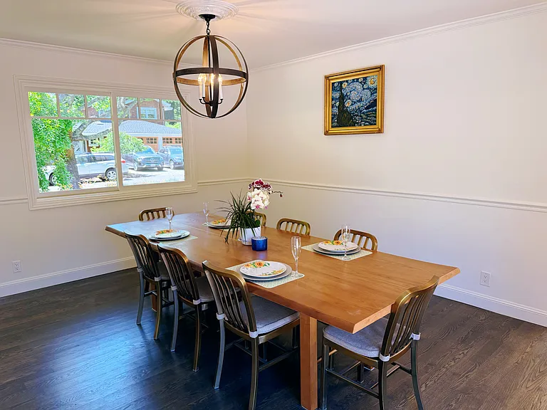 Formal dining area