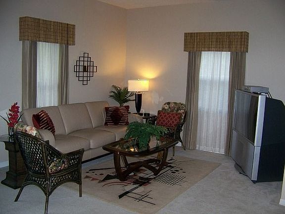 Living area to patio