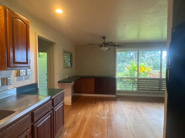 Kitchen and nook area