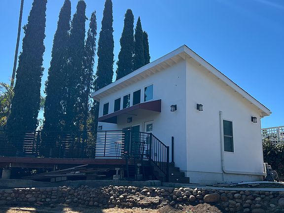 yard with outdoor couch