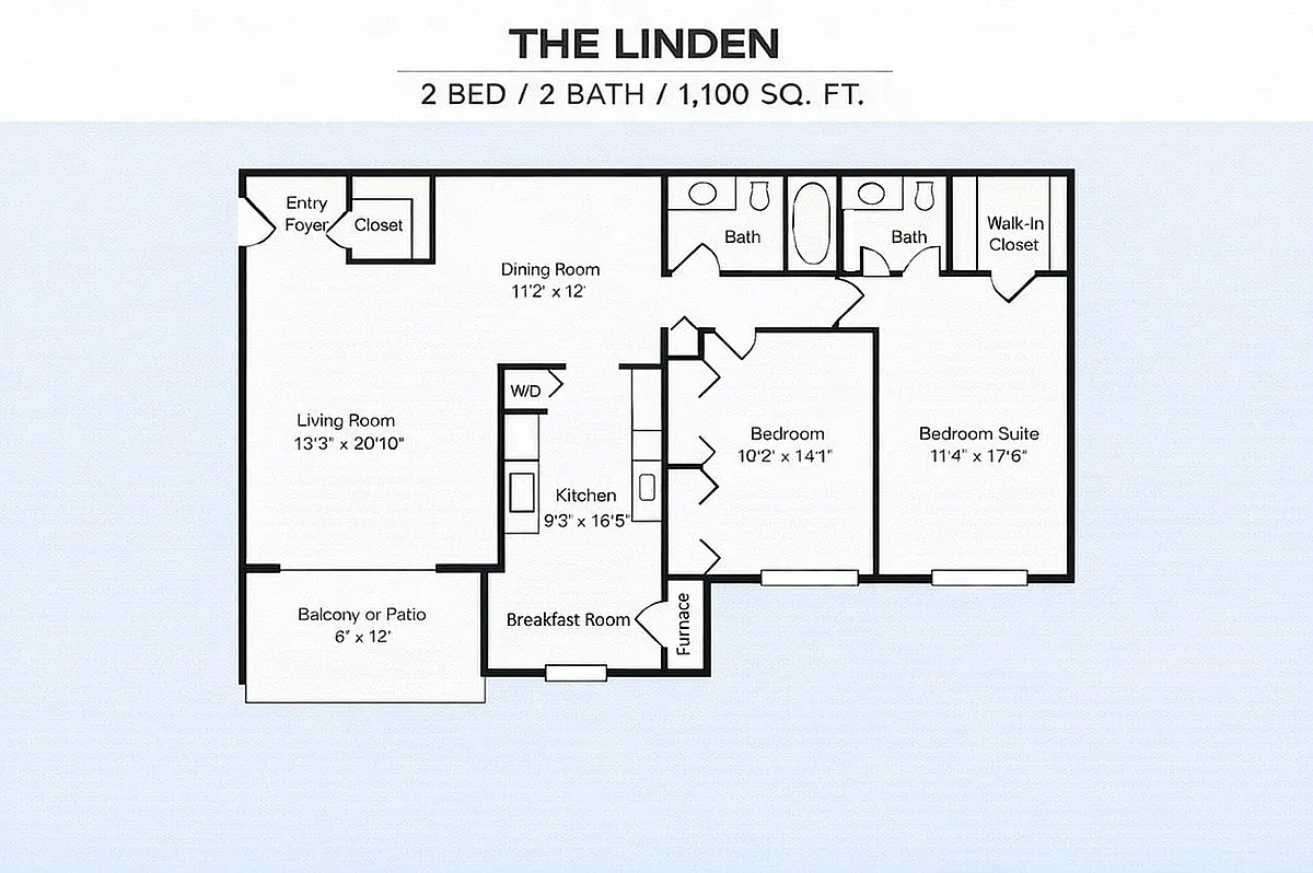 Floor plan The Linden