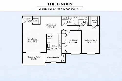 Floor plan The Linden