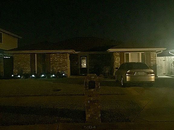 Front at night 