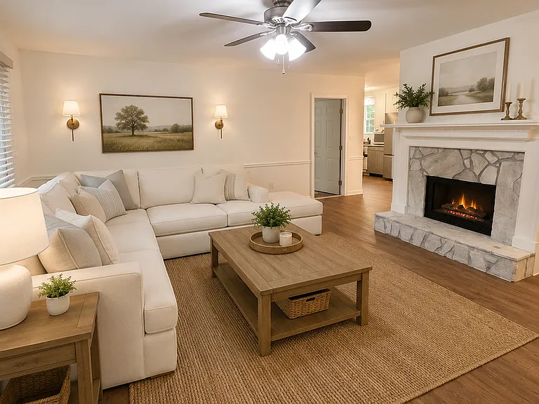 Furnishings are not included.