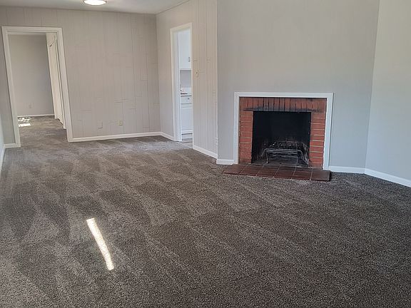 Living room and dining area