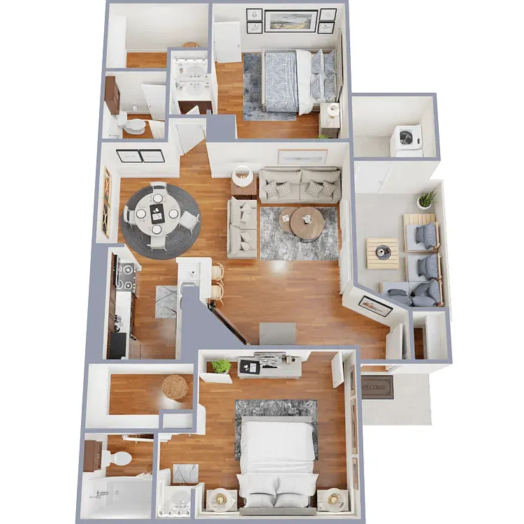 Floor plan 2X2