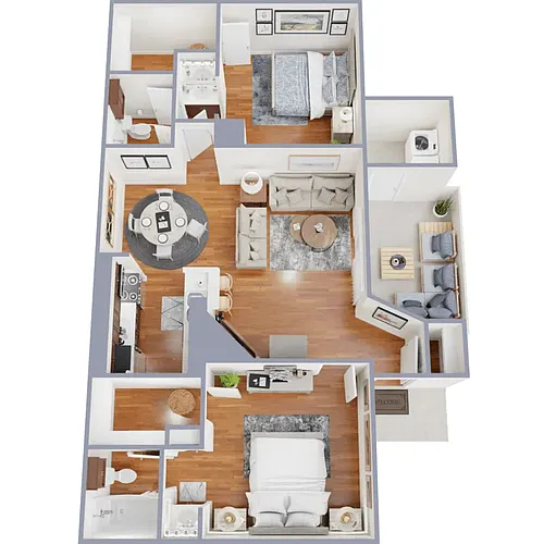 Floor plan 2X2