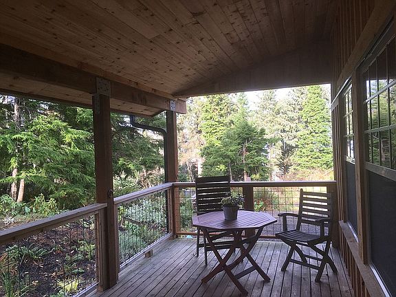 North end of porch