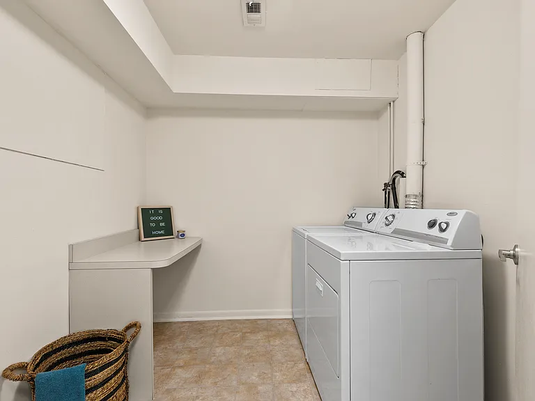 Each apartment features an in-unit washer and dryer