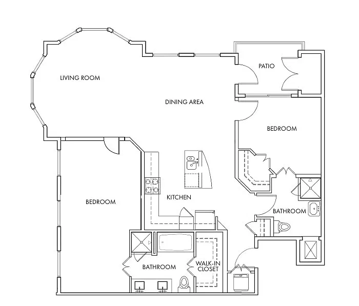 Floor plan Greenwich Downtown