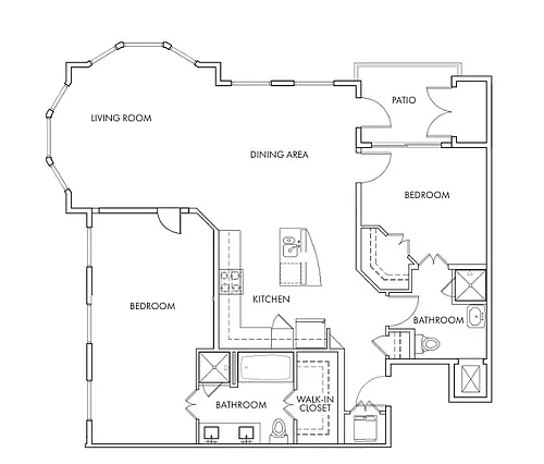 Floor plan Greenwich Downtown