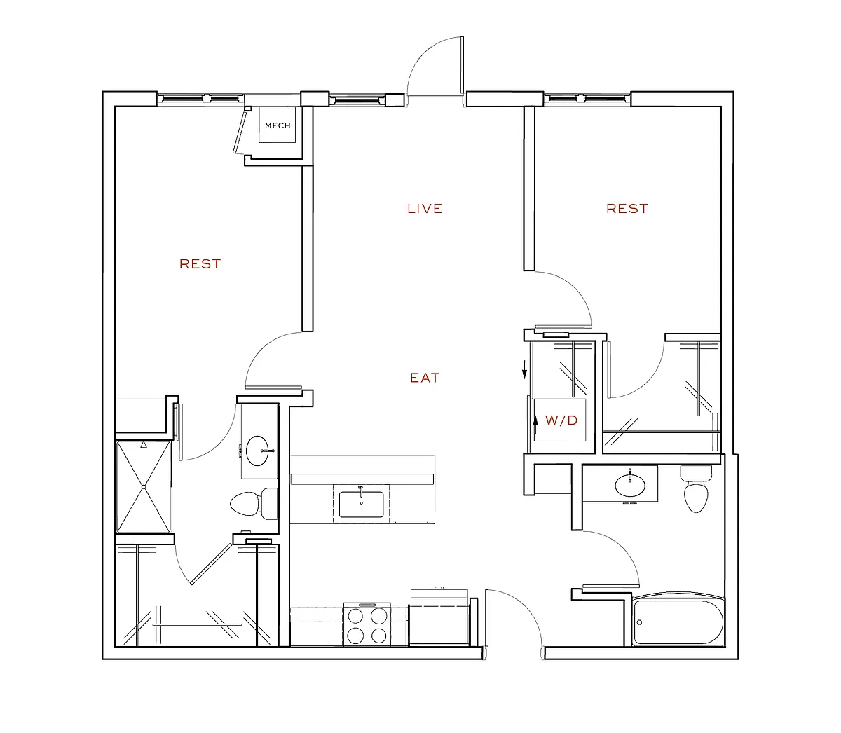 Floor plan D2